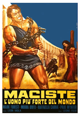 Póster película Maciste el invencible - 1961