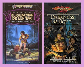 portadas de la novela de fantasía de la Dragonlance El guardián de Lunitari