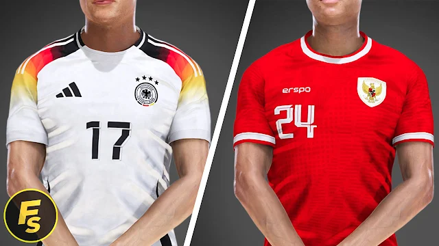PES 2021 Germany & Indonesia Official 2024 Kits