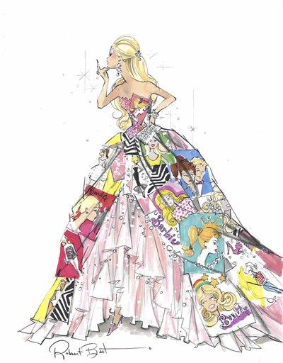 Barbie Fashion Designer Makeover  on Dress Designs Sketches Hot Here Is Kate 39 S Winning Design