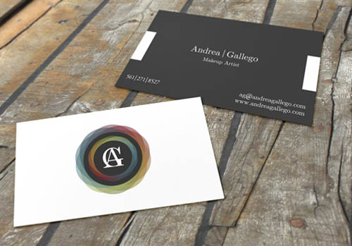 makeup artist business cards. Makeup Artist Business Card