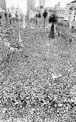 Plaza de Mayo. Festejos México 1986