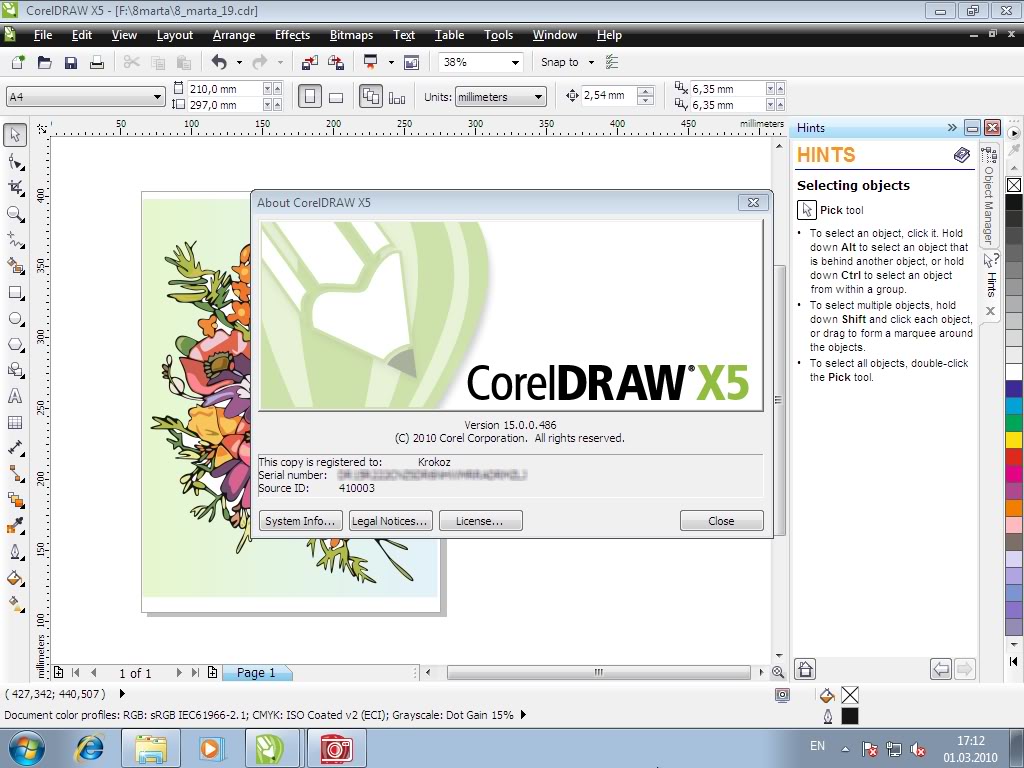 Sejarah CorelDRAW - CorelDRAW Versi X5 (2010)