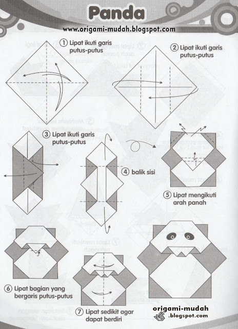 Cara Membuat Hewan Dari Origami  Yang  Mudah  Tutorial 