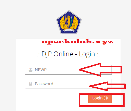 Cara Login E-Filing Pajak Tahun 2016