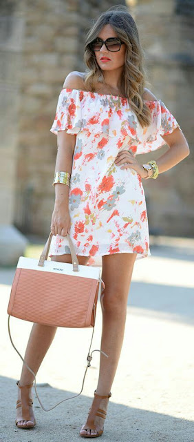 Off-Shoulder-printed-Dress |women-fashion