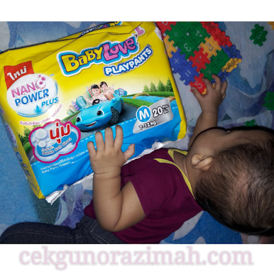 babylove playpants, lampin pakai buang terbaik, lampin pakai buang jenama babylove, beli lampin pakai buang di lazada