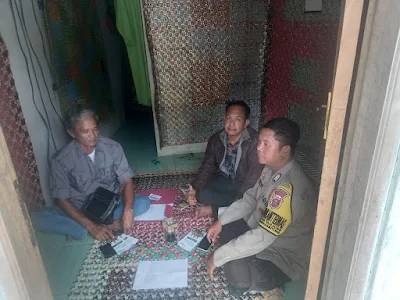 Bhabinkamtibmas Polsek Rangkasbitung Polres Lebak Sambangi Warga Kampung Sabangi