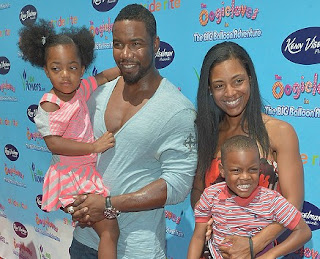 Courtenay Chatman with her ex-hubby Michael Jai White & kids