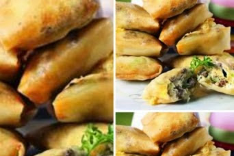 Resep Martabak Telur & Daging Sapi Cincang Kulit Lumpia