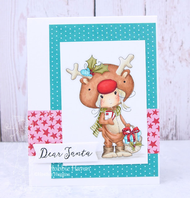 Heather's Hobbie Haven - Rudolph Onesie Card