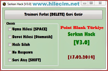 PointBlank Serkan Hack V3.0 PointBlank Serkan Hack V3.0