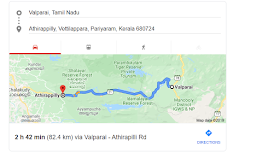 athirapally to valparai 