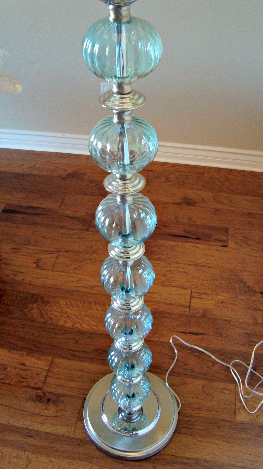 Christine's Favorite Things: Aqua Glass Floor Lamp