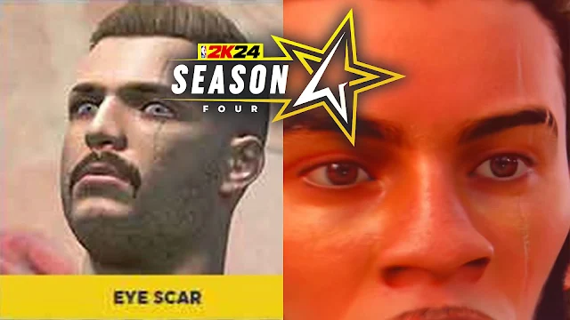 How to Equip Scars on Players' Faces in NBA 2K24 Season 4