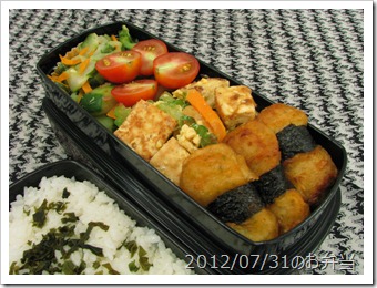 ゴーヤチャンプルー弁当(2012/07/31)