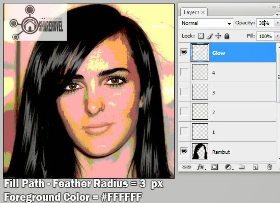 cara membuat vector rambut menggunakan photoshop - tutorial membuat vector di photoshop - membuat foto menjadi kartun dengan photoshop