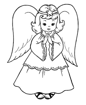 angel border clip art 