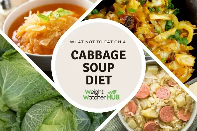 What not to eat on the cabbage soup diet