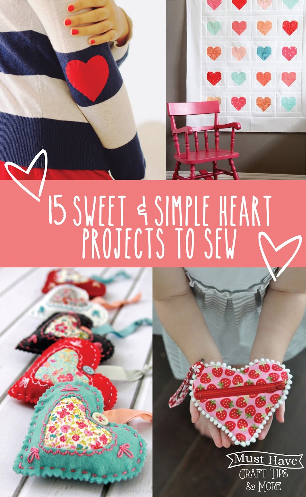 For all you sewers out there here are a selection of projects for you to try from easy clothes patches to a little more plex