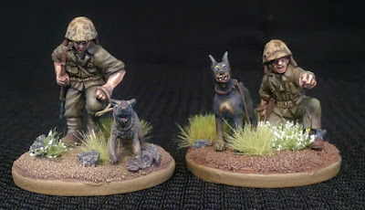 28mm USMC War Dog Team