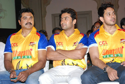 Surya @ Chennai Rhinos Team Launch photos