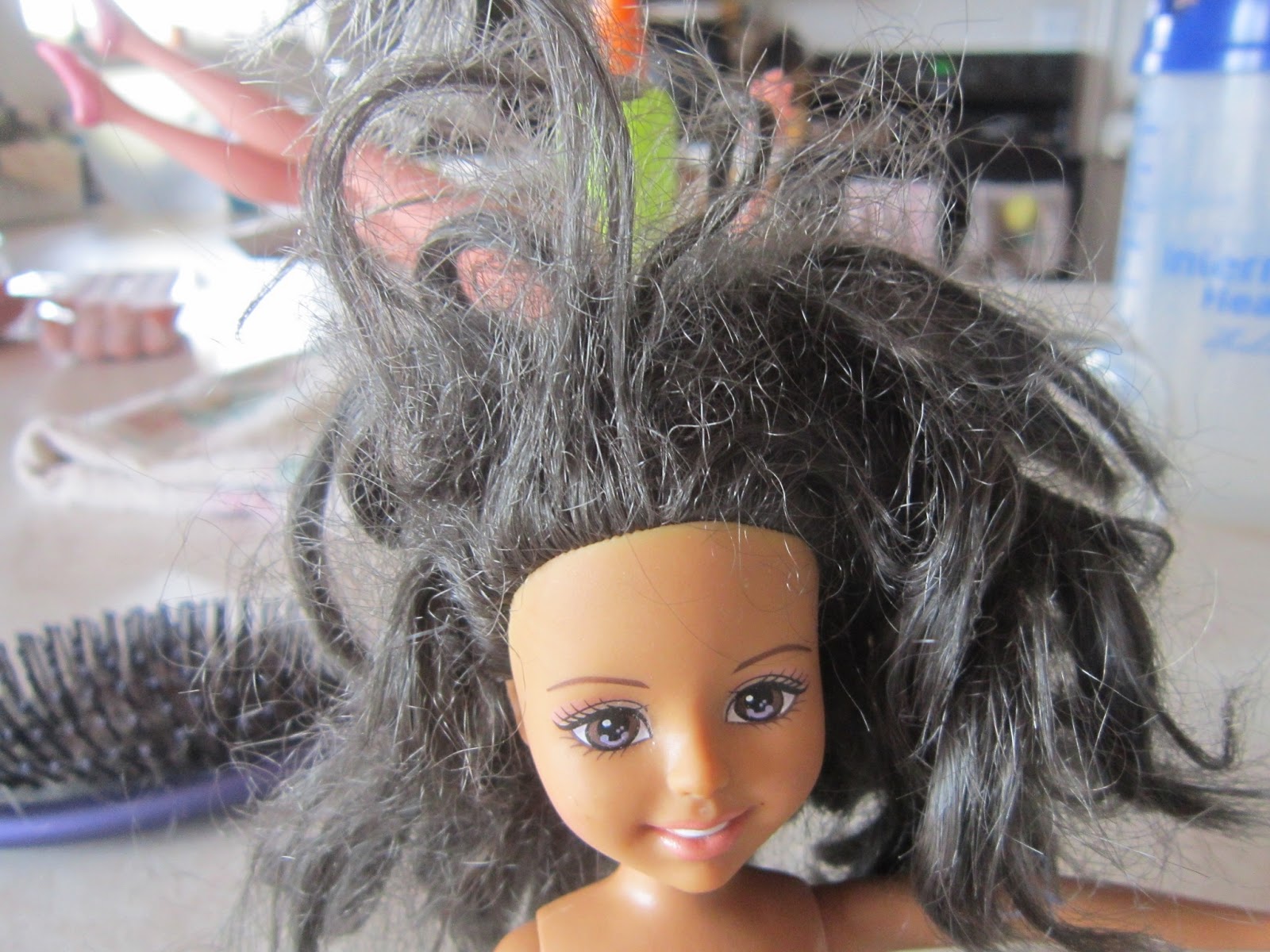 Diana Tries It Ratty Doll Hair Fix