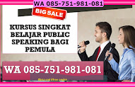 PROMO 0857-5198-1081 Kursus Singkat Belajar Public Speaking Bagi Pemula di  Kel Pangongangan Kec Manguharjo Kota Madiun - Kopenusa Madiun