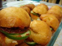 Mini Burger with Sambal Bilis - Resipi Atkins Lynn Mohd