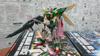 HG 1/144 Wing Gundam Fenice Weapon Systems Deployed