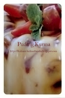   cara membuat puding kurma, resep puding kurma, puding kurma, aneka puding