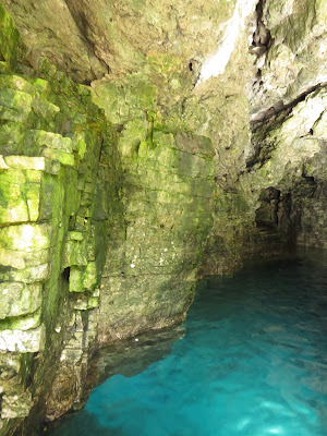 Inside Grotto at Bruce Peninsula National Park.