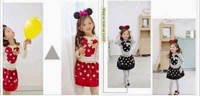 baju set mickey