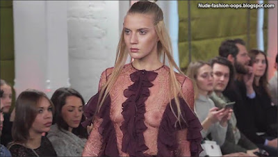 sexy catwalk models nipples