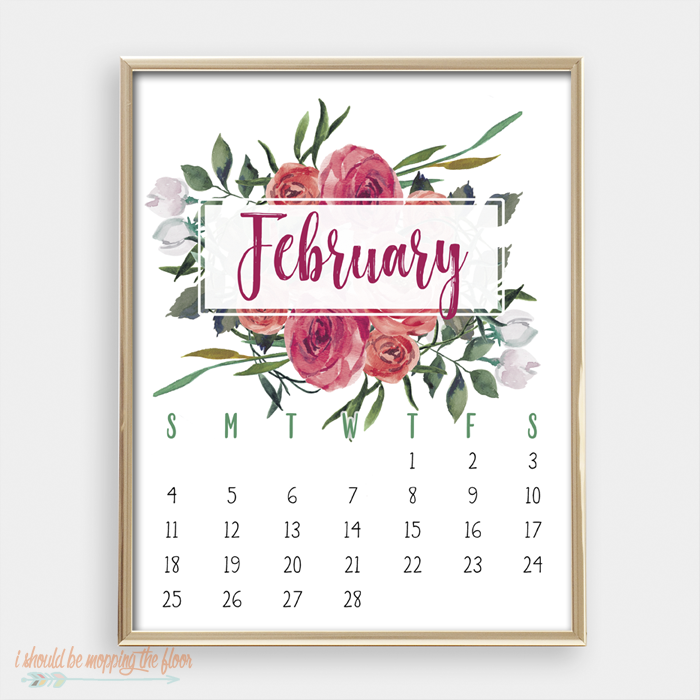 This gorgeous, watercolor 2018 Printable Calendar is perfect for your home or office. Also includes a free, coordinating calendar-at-a-glance printable, too!