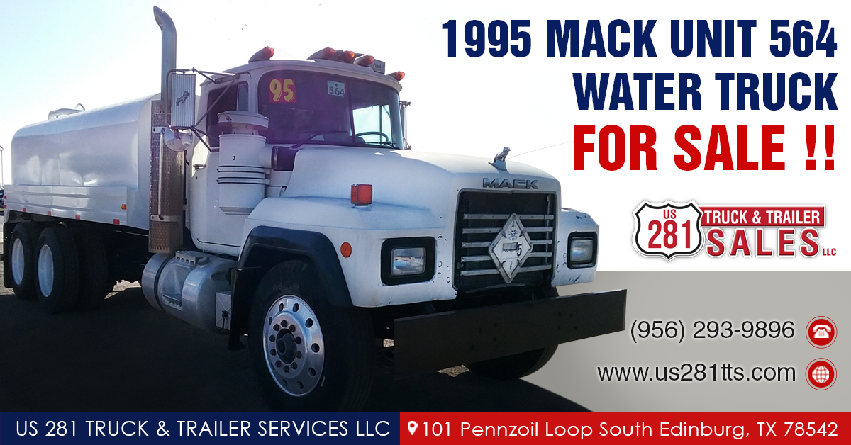 1995 Mack RD690S Water Truck For Sale