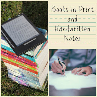 Books in Print and Handwritten Notes on Homeschool Coffee Break @ kympossibleblog.blogspot.com