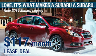 2014 Subaru Legacy Lease Deal