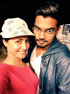 Hina Khan dengan Rocky Jaiswal