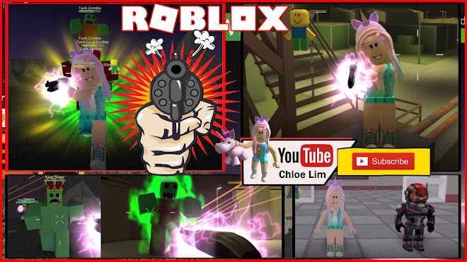 Chloe Tuber Roblox Zombie Attack Gameplay Killing Boss Zombies With My Friends - roblox zombie attack part 1
