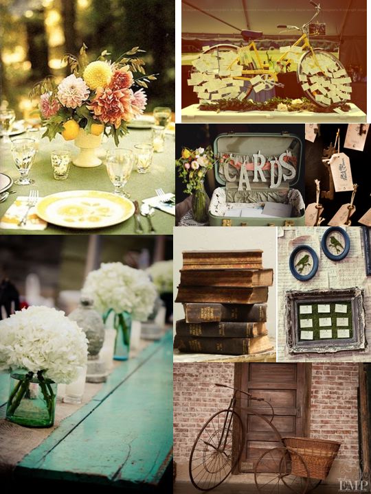 You can have a full our vintage themed wedding or just use items that work 