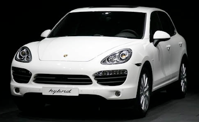 Cayenne S Hybrid-White Car-Best Expensive Car View