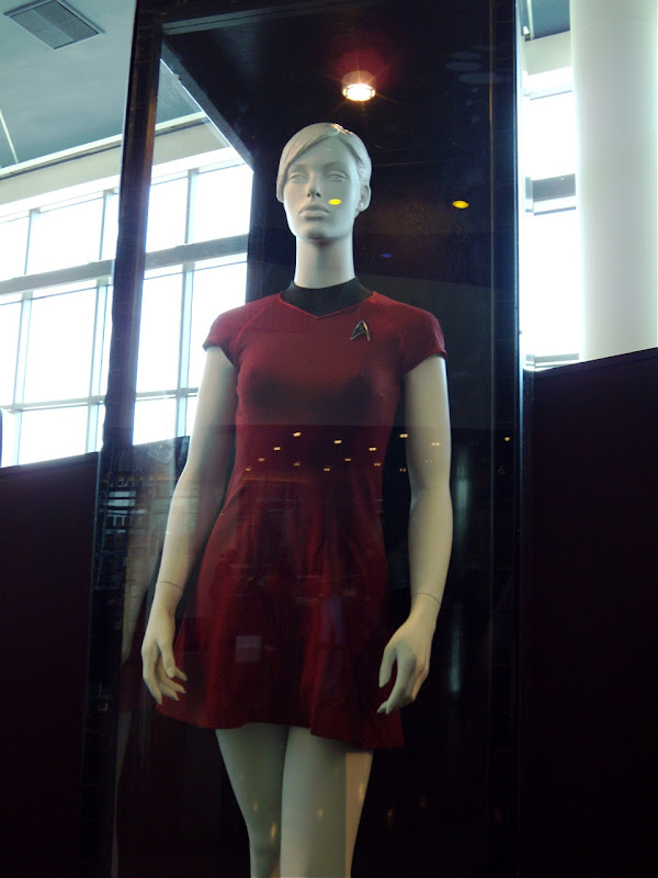 New Star Trek red female cadet Starfleet uniform