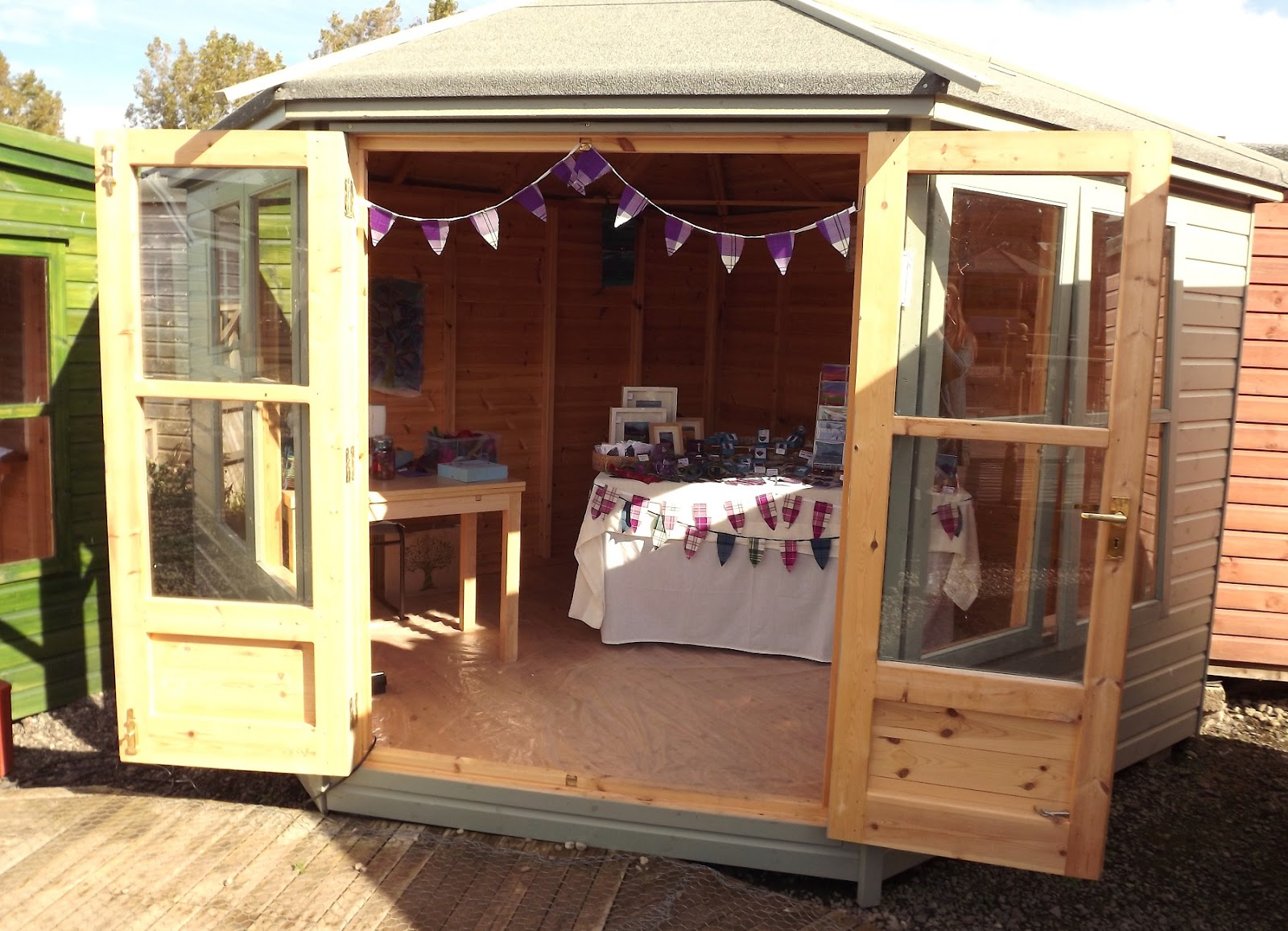 Aileen Clarke Crafts: Playing At Shops in a Shed