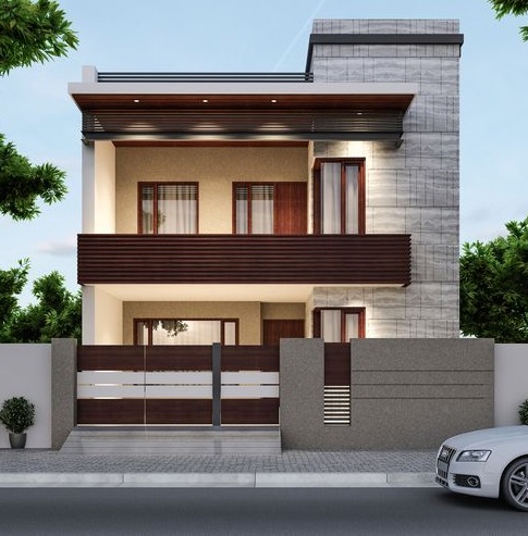 Modern House Front Designs 50 Exterior Wall Decoration Ideas 2020