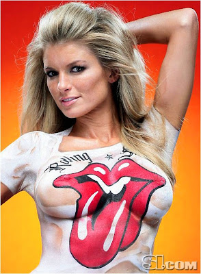 Marisa Miller Woman Celebrity For Body Paint Pics- Marisa Miller Body Painting