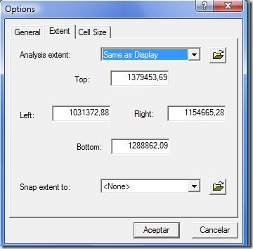 F3 Extent Options