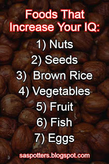 List of foods that increase IQ