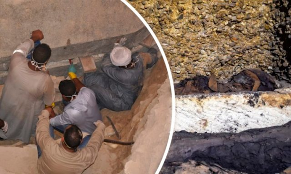 Abren tumba egipcia; lo transmiten en vivo y muestran un horrible descubrimiento