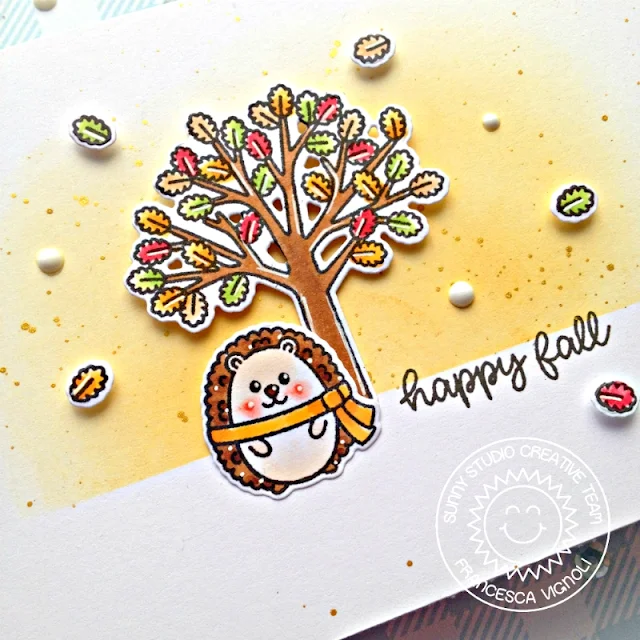 Sunny Studio Stamps: Woodsy Autumn Fall Themed Card by Franci Vignoli